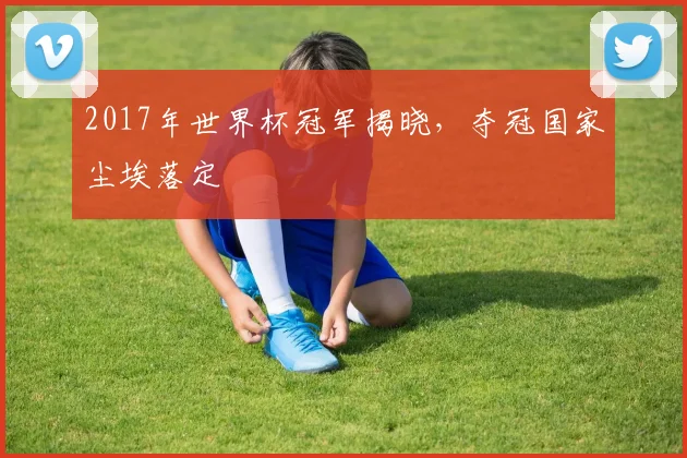 2017年世界杯冠军揭晓，夺冠国家尘埃落定