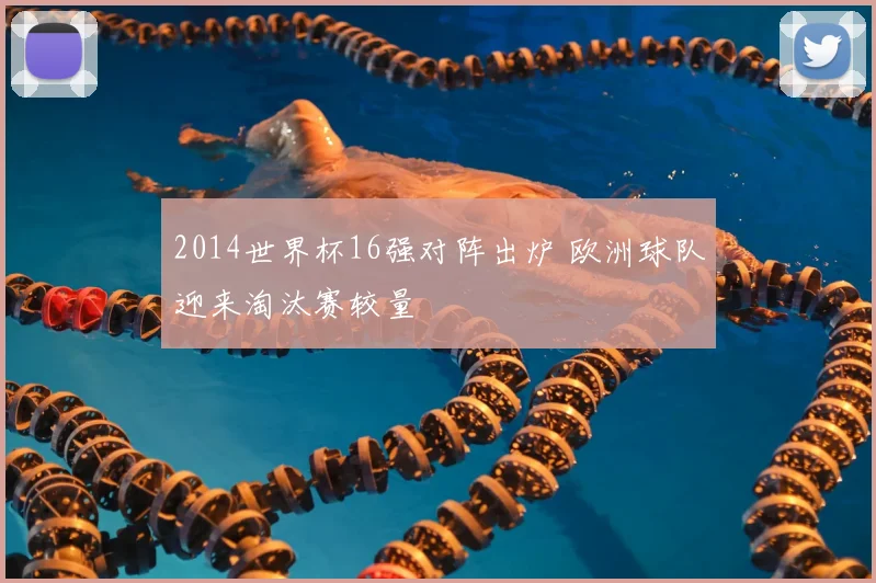 2014世界杯16强对阵出炉 欧洲球队迎来淘汰赛较量